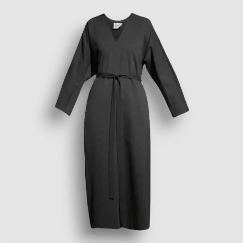Meimeij Italy Elegant Black Midi Dres - Picture 2 of 6